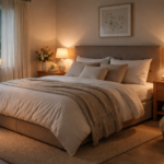 Dormitorio limpio y organizado